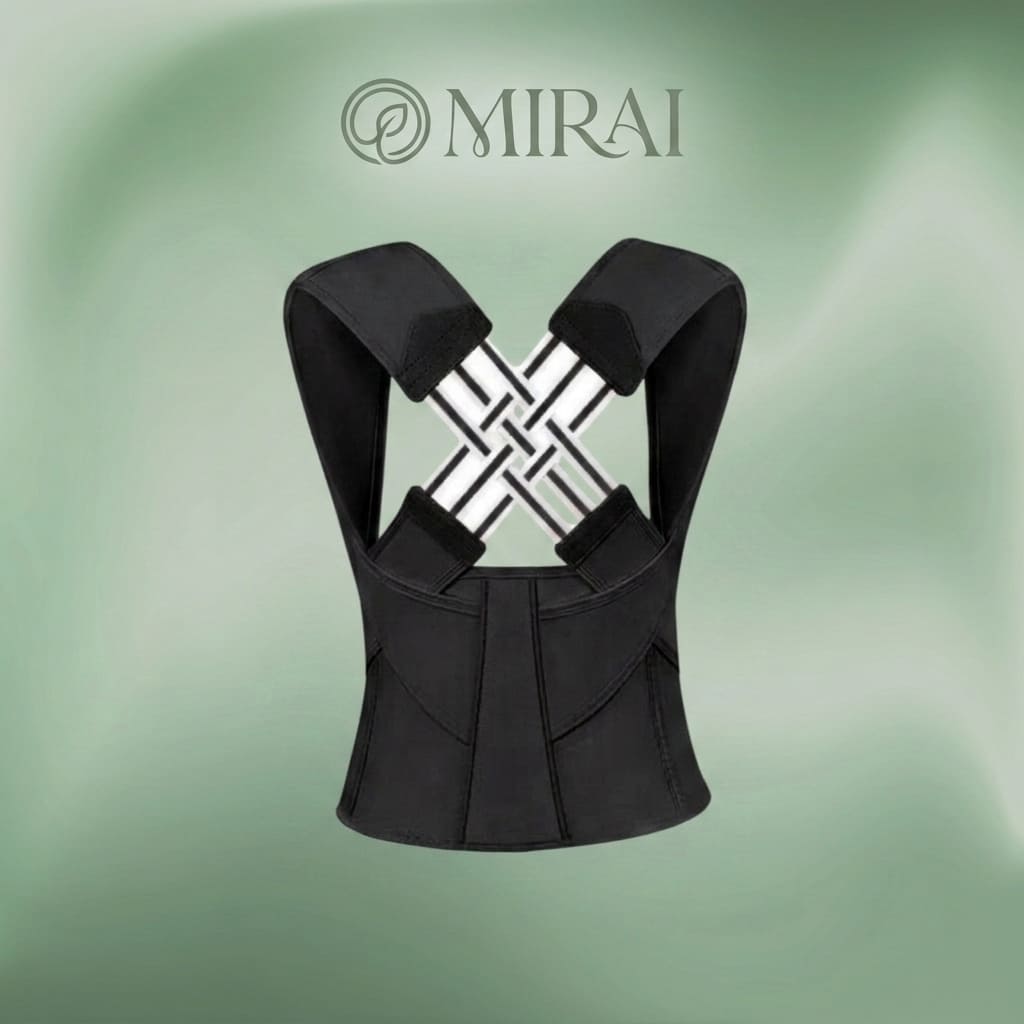 Mirai™ プレミアム姿勢矯正ベルト – 即効補正＆目立たない設計