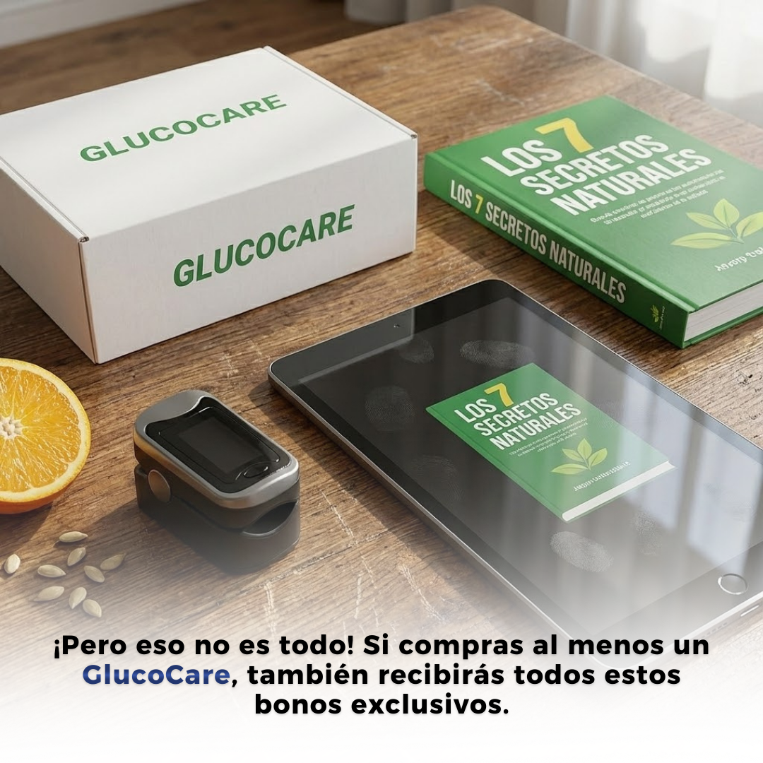 | GlucoCare™ | Monitor de Salud Portátil 3 en 1: Tranquilidad para Todos los Días